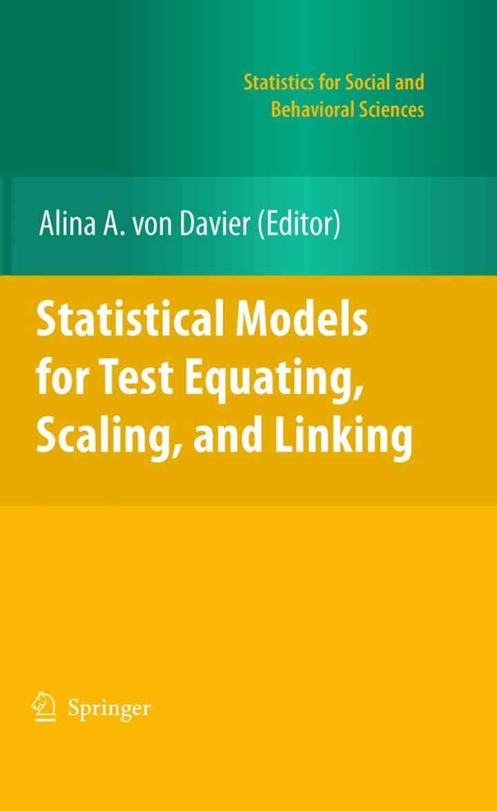 Statistical Models for Test Equating, Scaling, and Linking