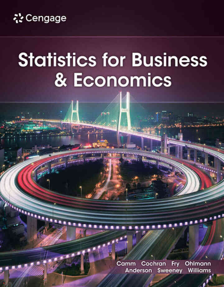 Statistics for Business & Economics, 15th Edition