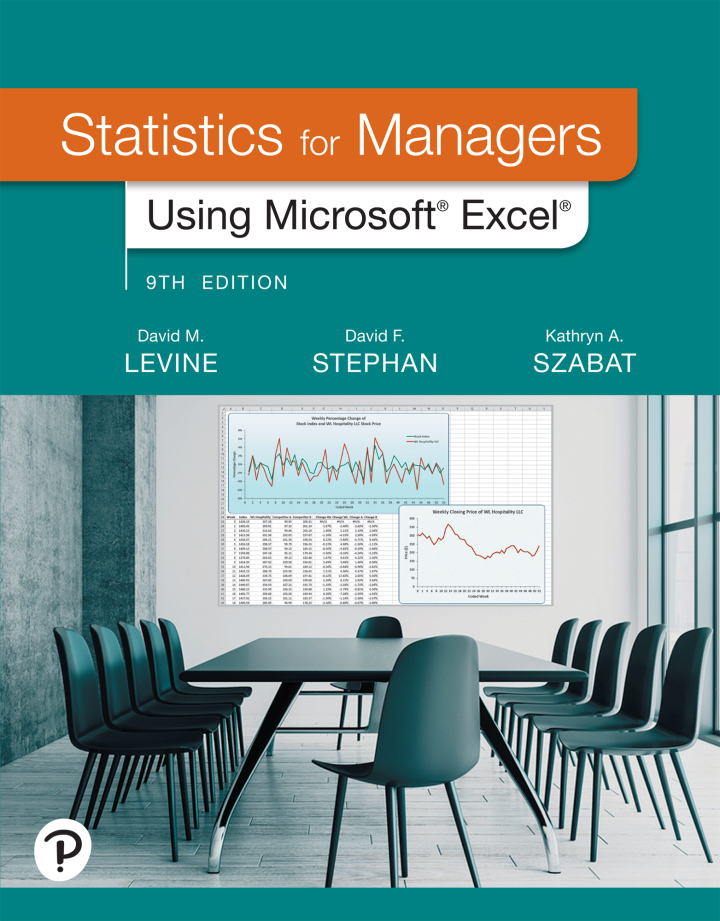 Statistics for Managers Using Microsoft Excel, 9th Edition