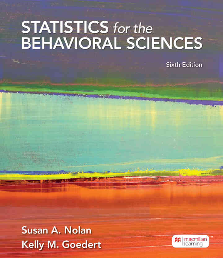 Statistics for the Behavioral Sciences, 6th Edition