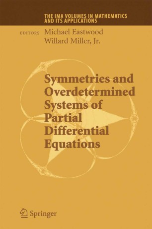 Symmetries and Overdetermined Systems of Partial Differential Equations