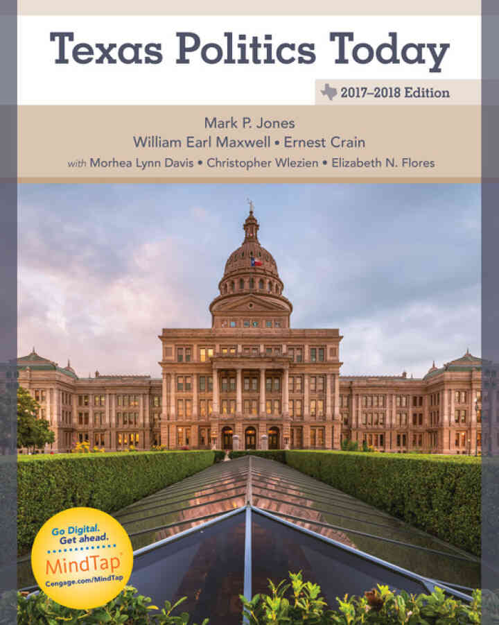 Texas Politics Today 2017-2018 18th Edition