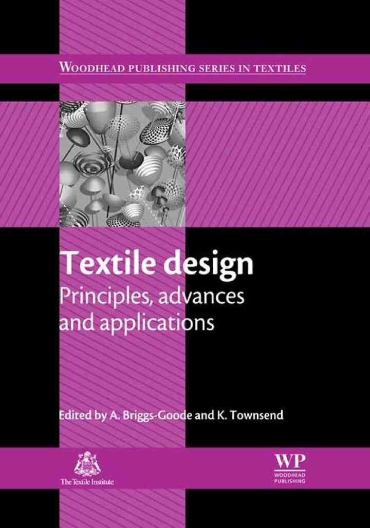 Textile Design: Principles, Advances And Applications