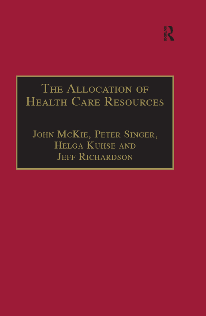 The Allocation of Health Care Resources: An Ethical Evaluation of the 'QALY' Approach