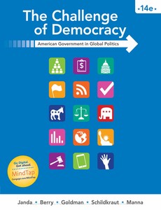 The Challenge of Democracy American Government in Global Politics 14th Edition by Kenneth Janda