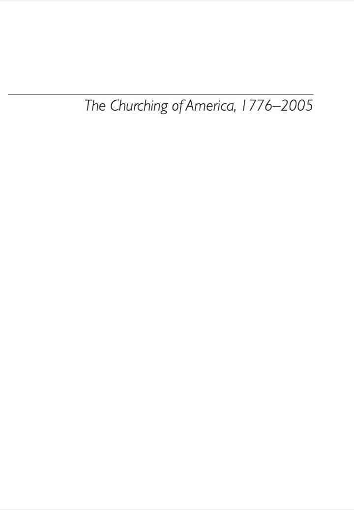 The Churching of America, 1776-2005