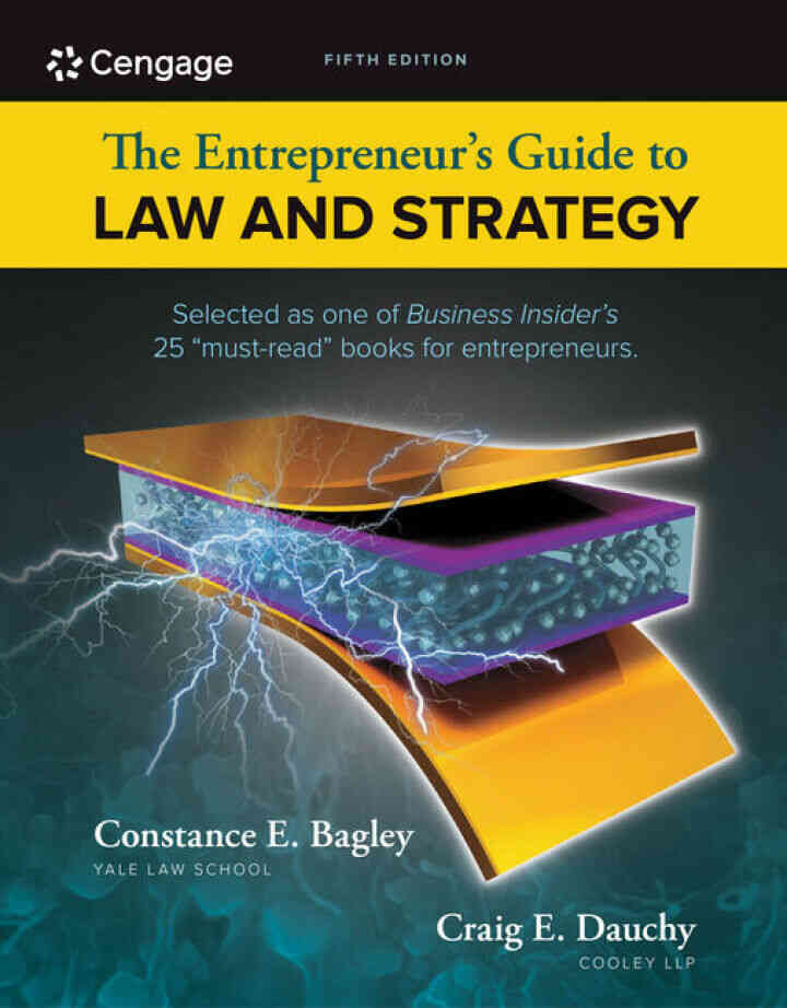 The Entrepreneur's Guide to Law and Strategy 5th Edition