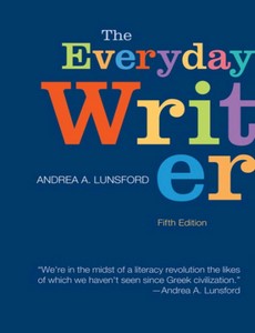 The Everyday Writer 5th edition by Andrea Lunsford