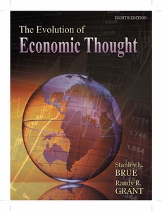 The Evolution of Economic Thought 8th Edition by Stanley Brue