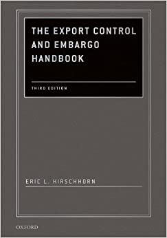 The Export Control and Embargo Handbook