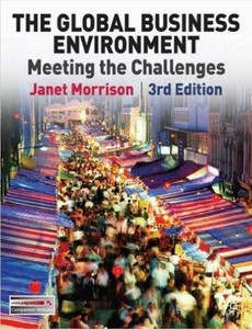The Global Business Environment Meeting the Challenges 3rd by Janet Morrison