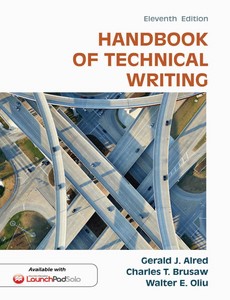 The Handbook of Technical Writing 11th edition by Alred, Gerald J.