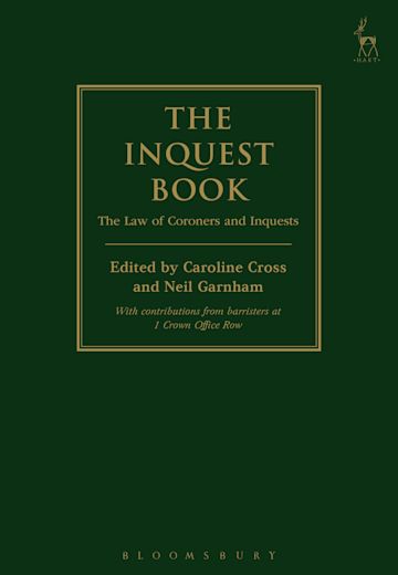 The Inquest Book : The Law of Coroners and Inquests