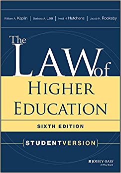 The Law of Higher Education: Student Version