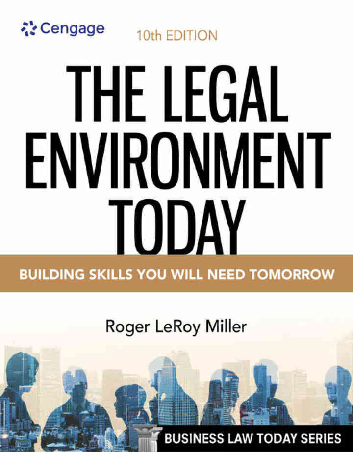 The Legal Environment Today 10th Edition