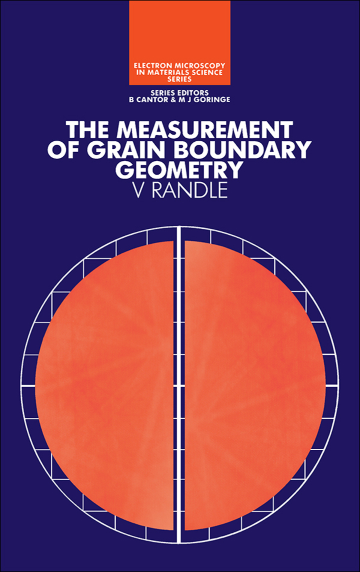 The Measurement of Grain Boundary Geometry