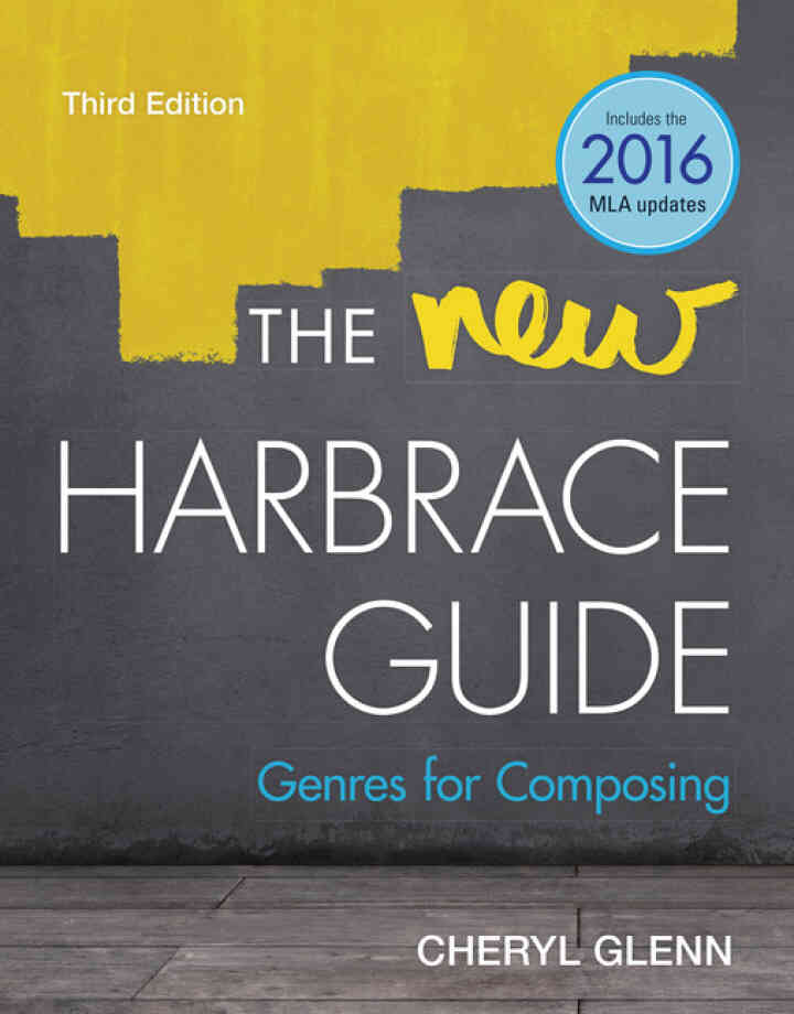 The New Harbrace Guide: Genres for Composing (w/ MLA9E Updates) 3rd Edition
