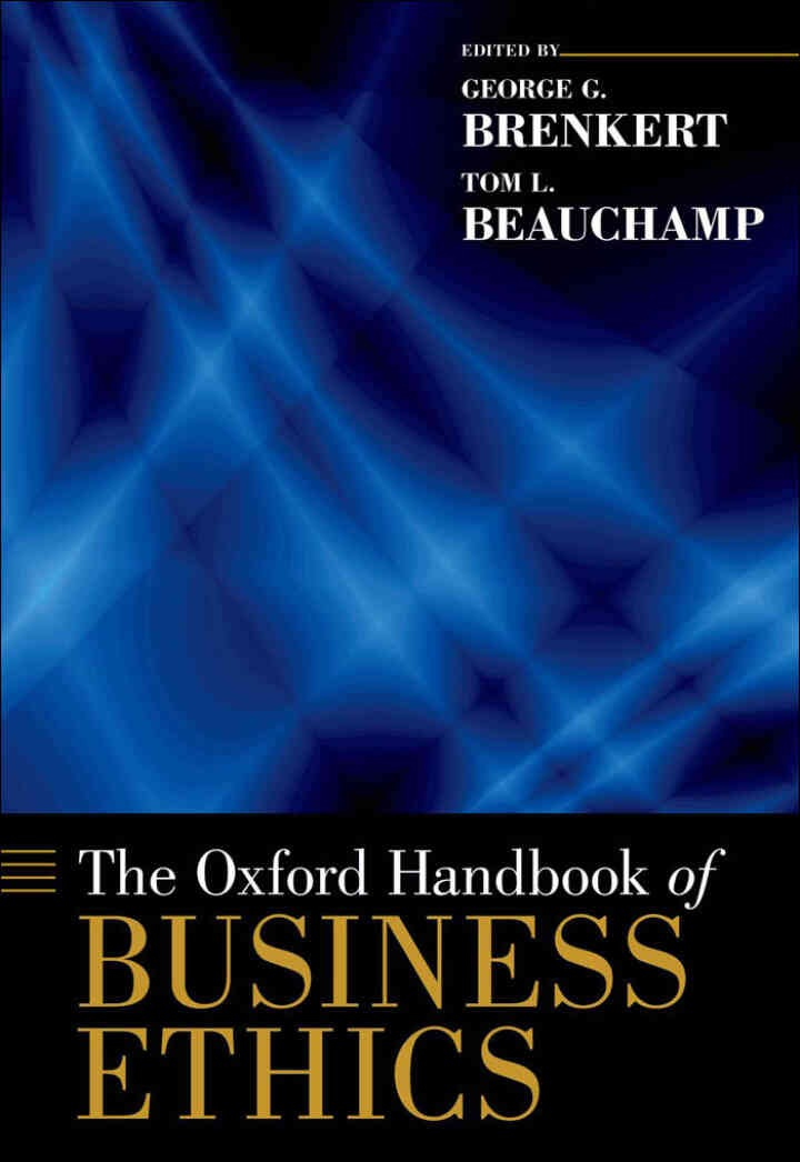 The Oxford Handbook of Business Ethics, 1st Edition