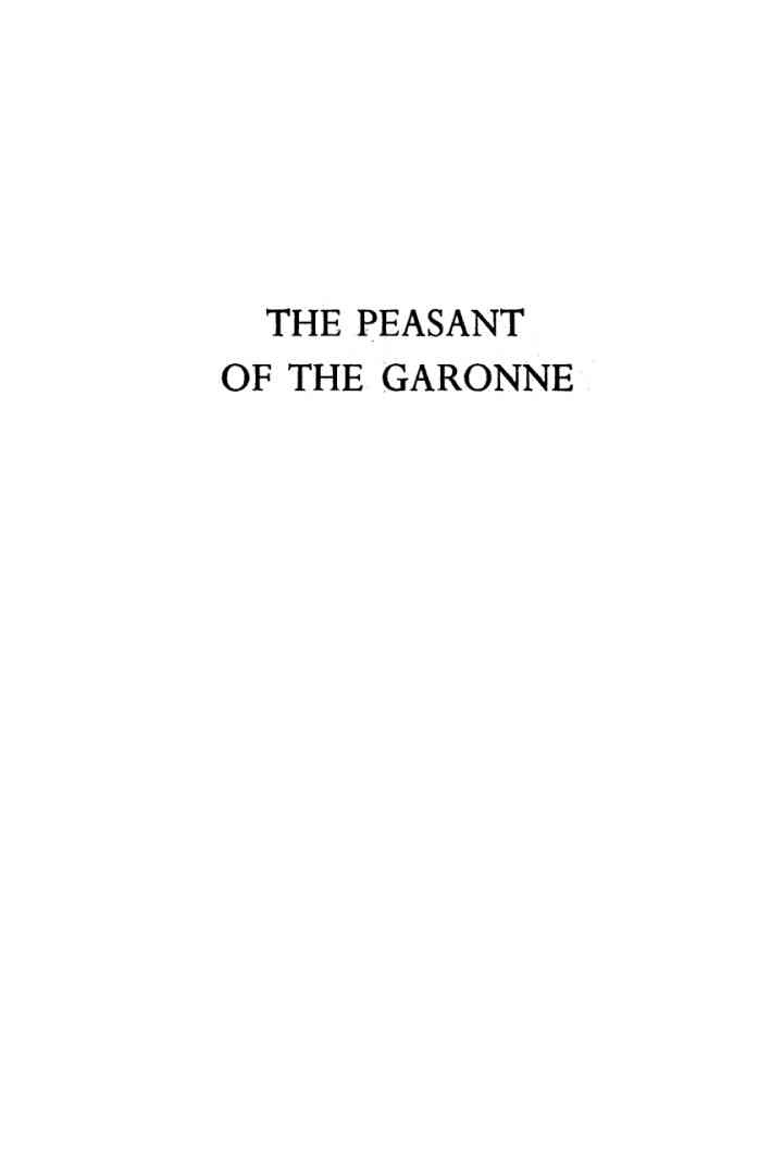 The Peasant of the Garonne: An Old Layman Questions Himself about the Present Time