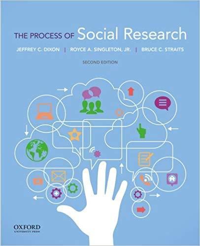 The Process of Social Research 2nd Edition by Jeffrey C. Dixon