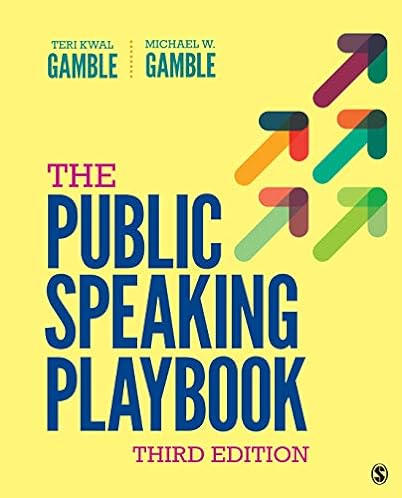 The Public Speaking Playbook, 3rd Edition