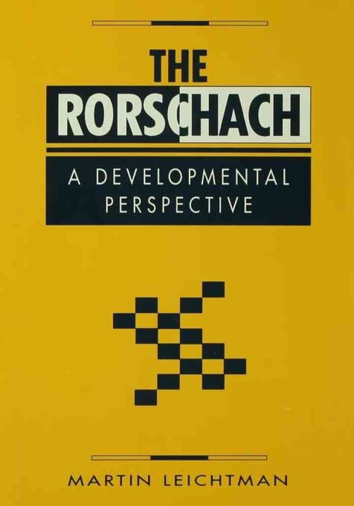 The Rorschach: A Developmental Perspective