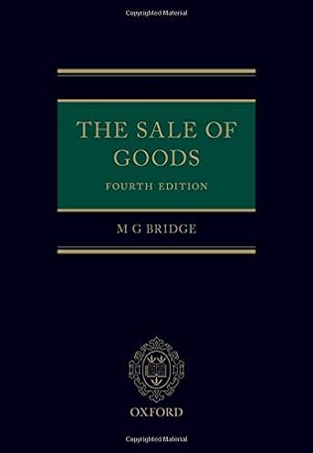 The Sale of Goods, 4th Edition