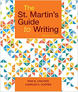 The St. Martin's Guide to Writing