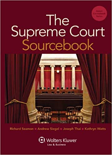 The Supreme Court Sourcebook (Aspen Casebook)