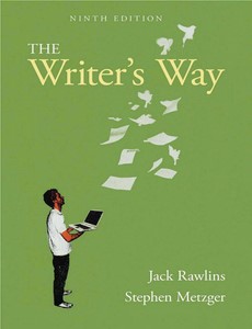 The Writer's Way 9th Edition by Jack Rawlins