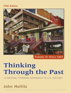 Thinking Through the Past, Volume II 2 5th Edition by John Hollitz