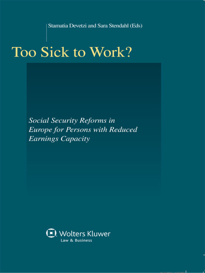 Too Sick to Work?: Social Security Reforms in Europe for Persons with Reduced Earnings Capacity