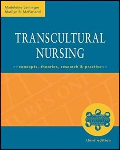 Transcultural Nursing : Concepts, Theories, Research and Practice