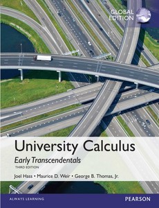 University Calculus Early Transcendentals 3rd Global Edition By Joel R. Hass