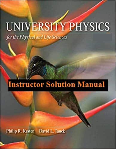University Physics for the Physical and Life Sciences ? Solution Manual
