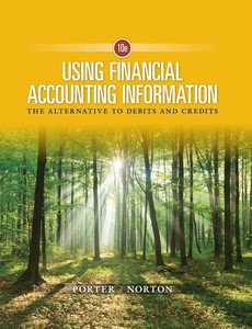 Using Financial Accounting Information The Alternative to Debits and Credits 10th Edition by Gary A. Porter