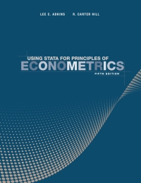 Using Stata for Principles of Econometrics