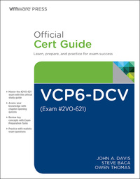 VCP6-DCV Official Cert Guide (Exam #2V0-621): VCP6 Off Cert Gd (Cov _3