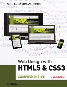 Web Design with HTML & CSS3 Comprehensive 8th Edition by Jessica Minnick