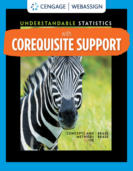 WebAssign for Brase, Understandable Statistics with Corequisite Content using Davis, PreStatistics, 1st Edition [Instant Access], Single-Term