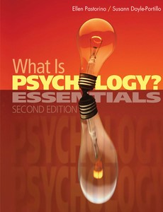 What is Psychology Essentials 2nd Edition by Ellen E. Pastorino