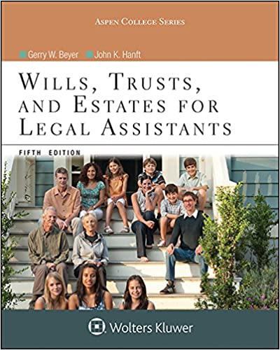 Wills, Trusts, and Estates for Legal Assistants (Aspen College)