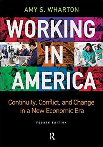 Working in America 4th Edition by Amy S Wharton