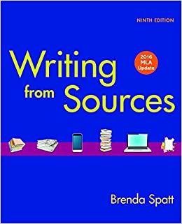 Writing from Sources with 2016 MLA Update